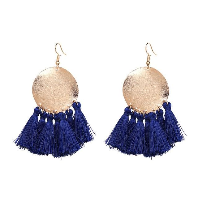 Golden Fringe Earrings