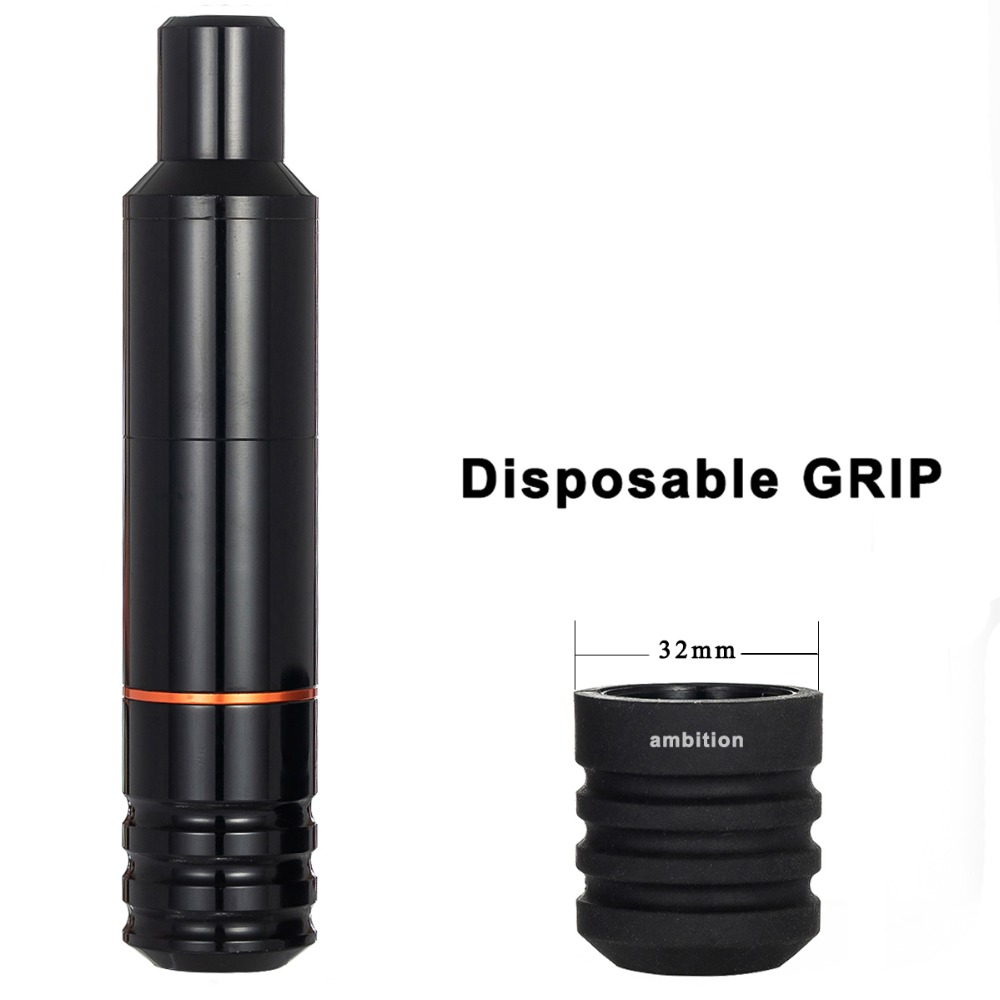 Ambition Disposable Tattoo Grip Compatible With Hawk Pen Ambition Wireless Machine Tattoo